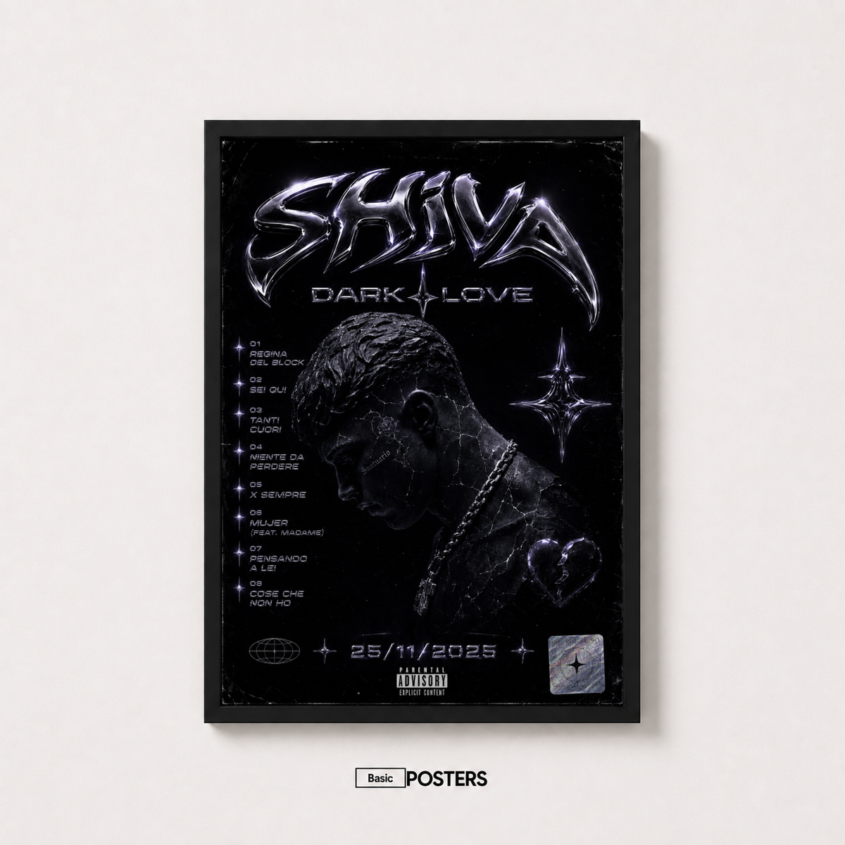Poster Album Shiva "DarkLove"