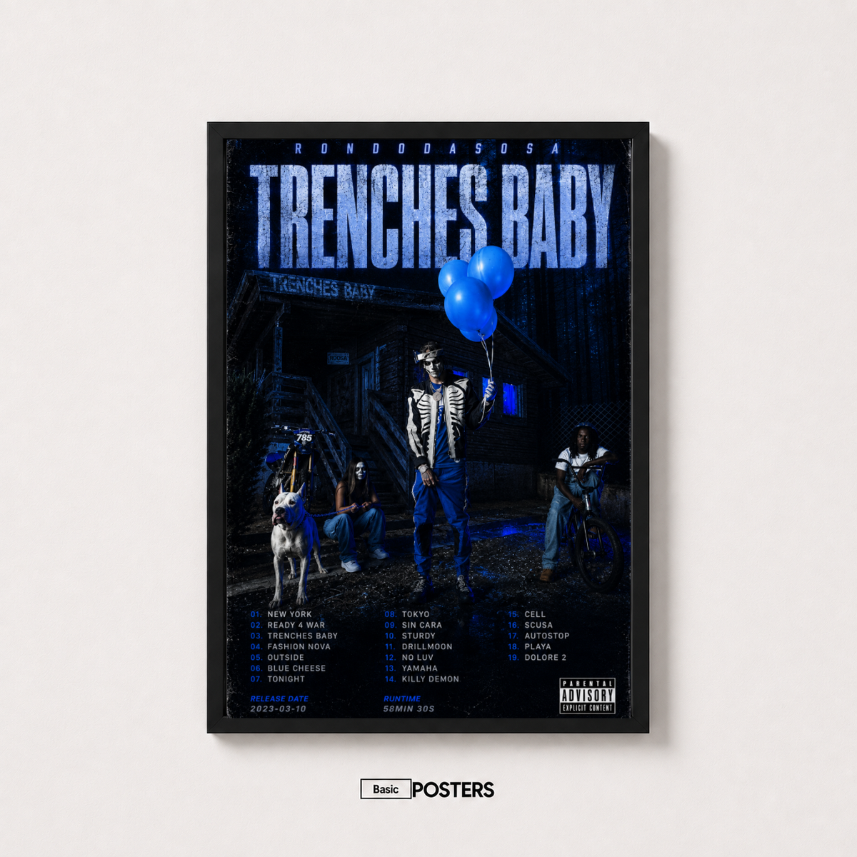 Poster Album RondoDaSosa "Trenches Baby"