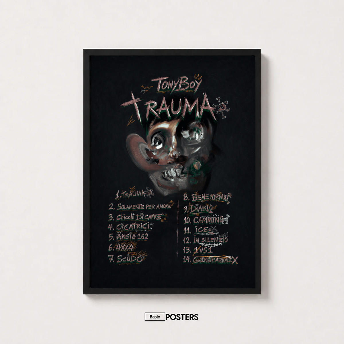 Poster Album TonyBoy "Trauma"