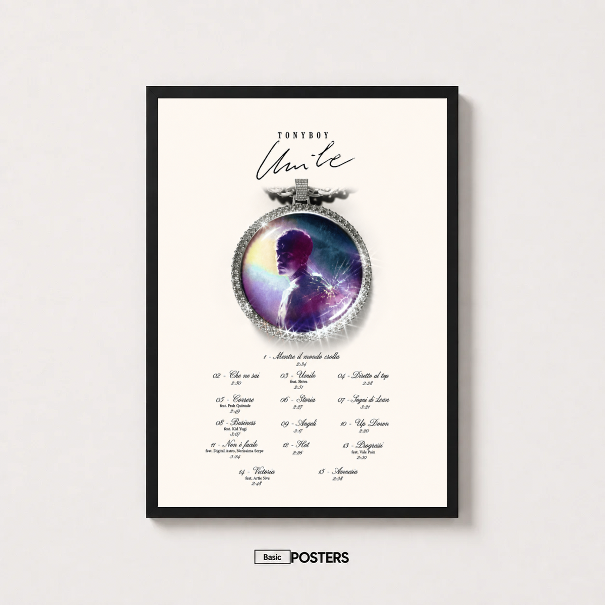 Poster Album TonyBoy "Umile"