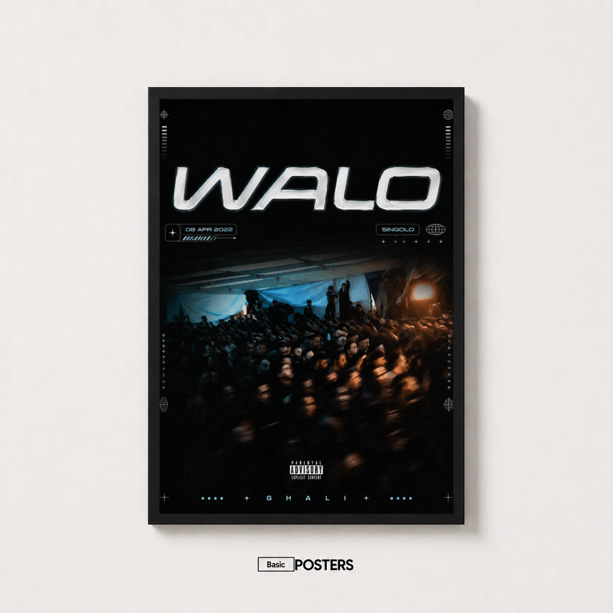 Poster Singolo Ghali "Walo"