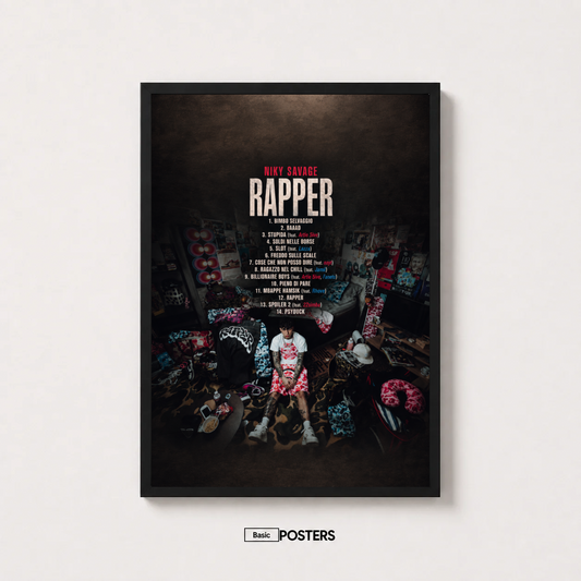 Poster Album Niky Savage "Rapper"