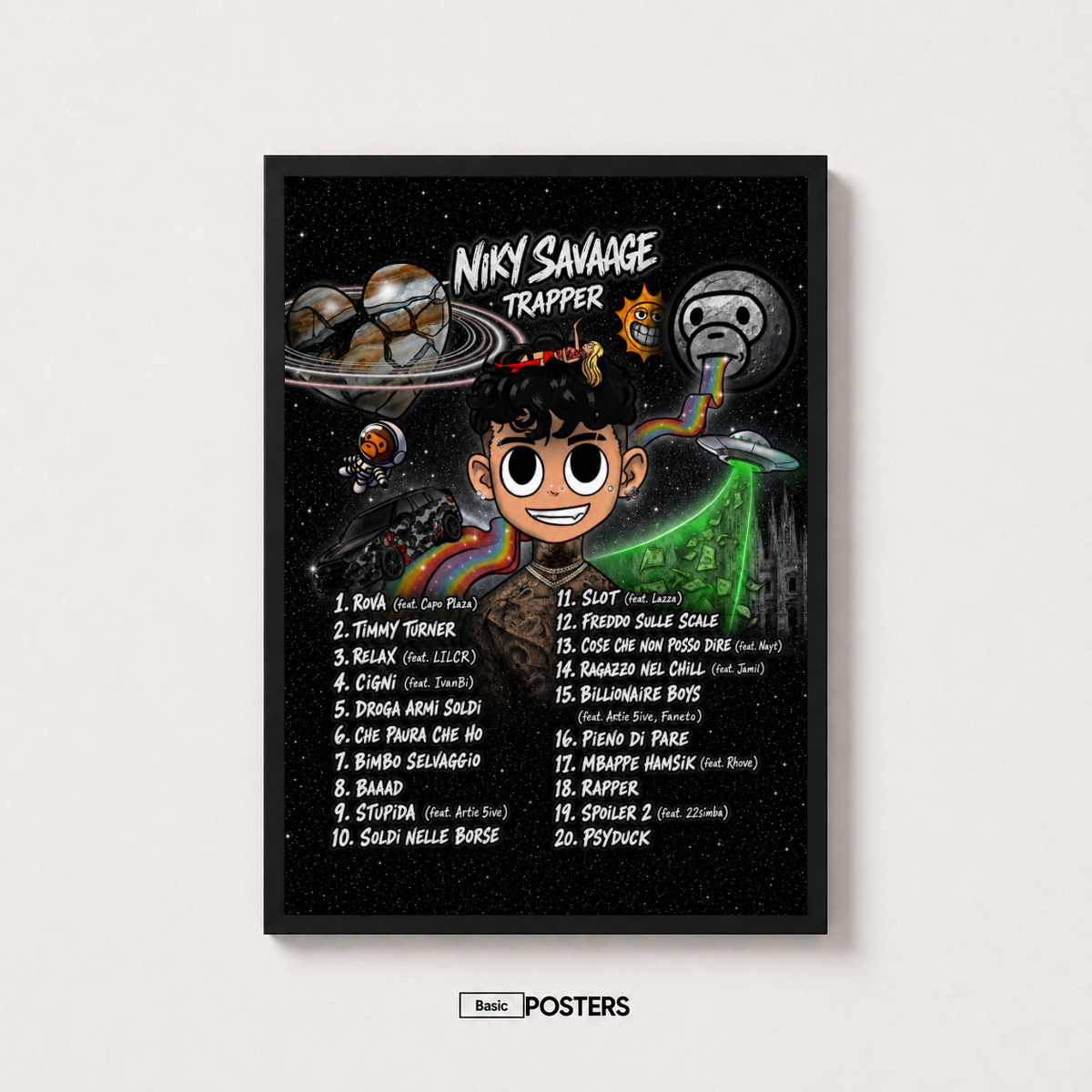 Poster Album Niky Savage "Trapper"