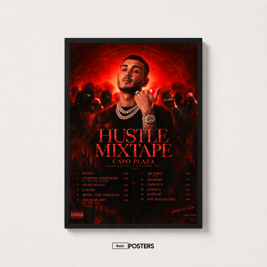 Poster Album CapoPlaza "Hustle MixTape"