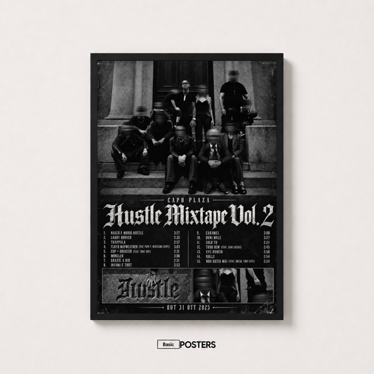 Poster Album CapoPlaza "Hustle MixTape 2"