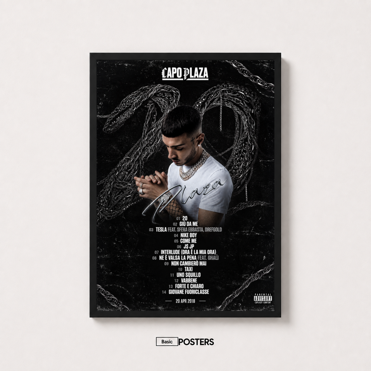 Poster Album CapoPlaza "20"