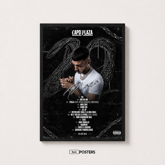 Poster Album CapoPlaza "20"