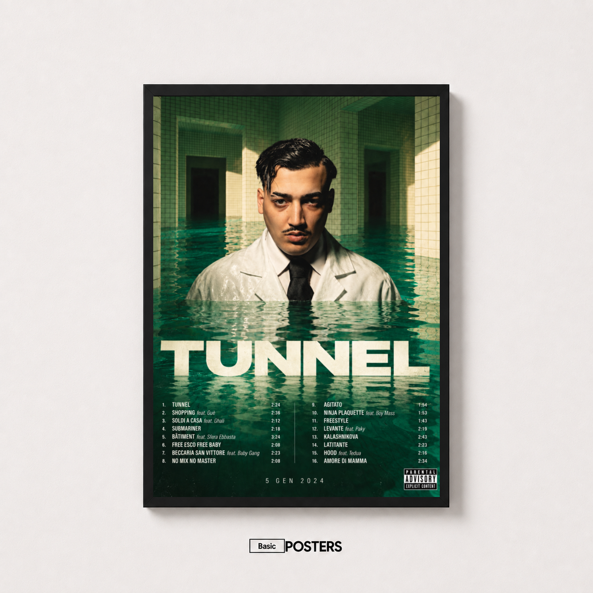 Poster Album Simba La Rue "Tunnel"