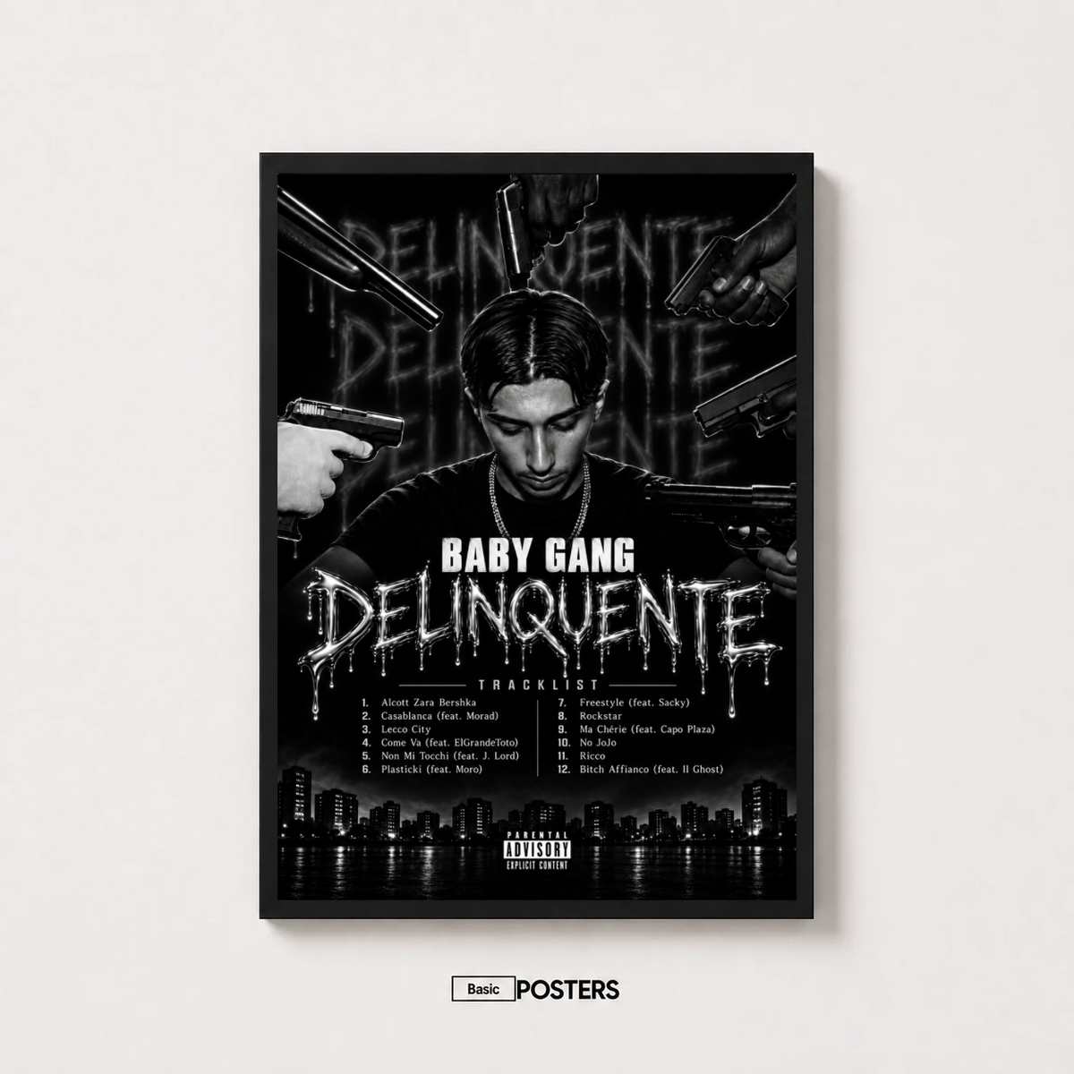 Poster Album BabyGang "Delinquente"