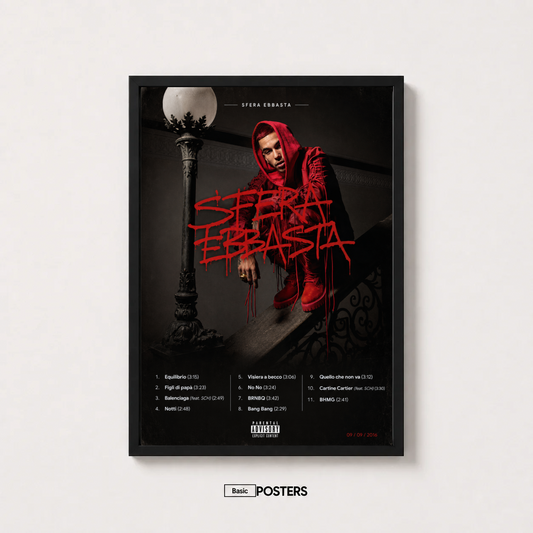 Poster Album SferaEbbasta "SferaEbbasta"