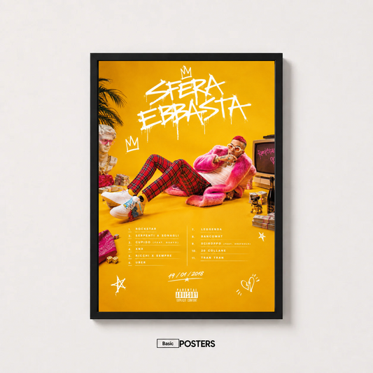Poster Album SferaEbbasta "RockStar"