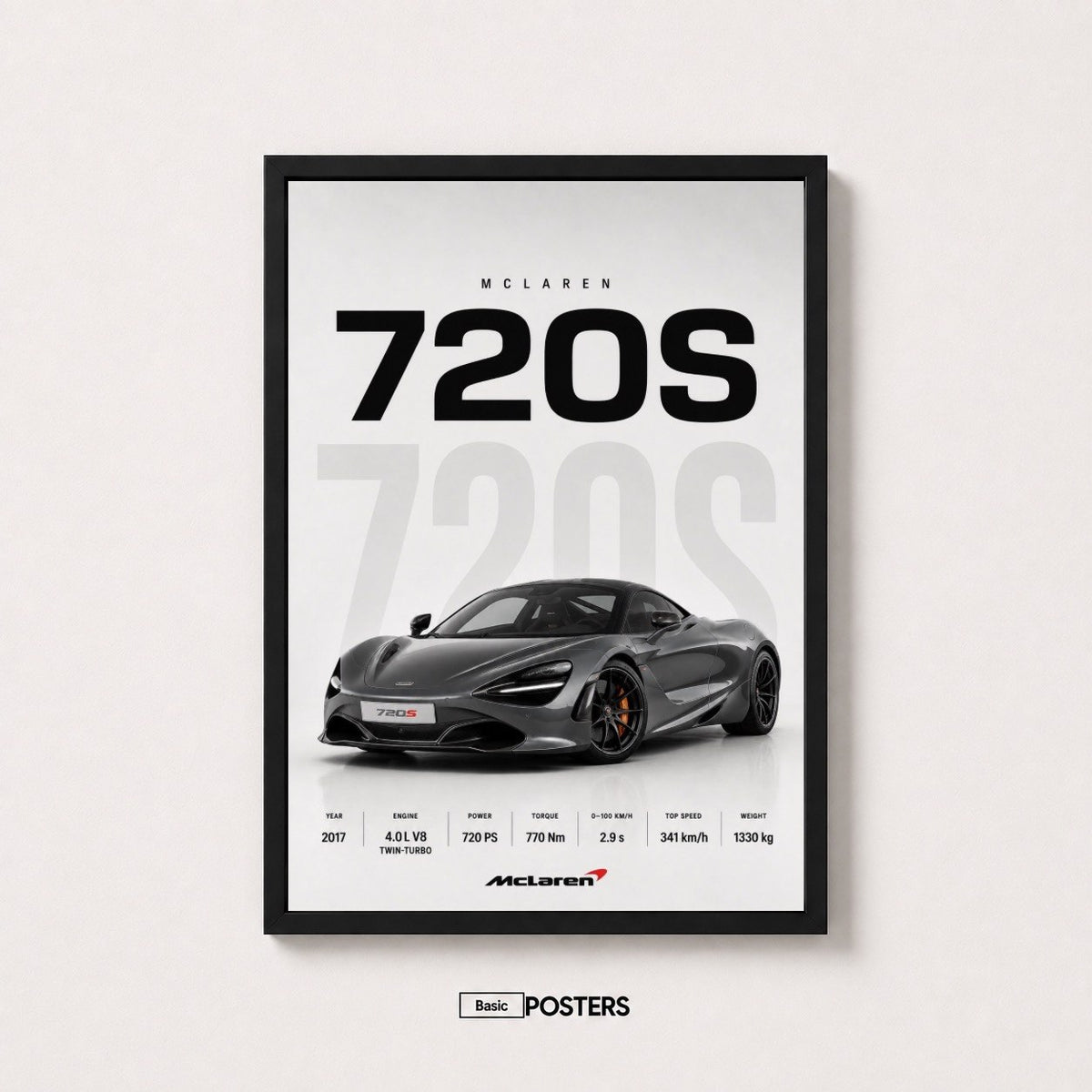 Poster McLaren 720S