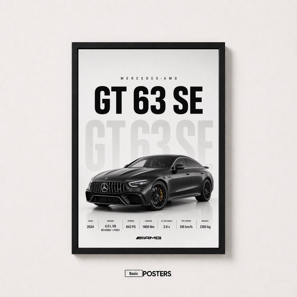 Poster Mercedes AMG GT63 SE