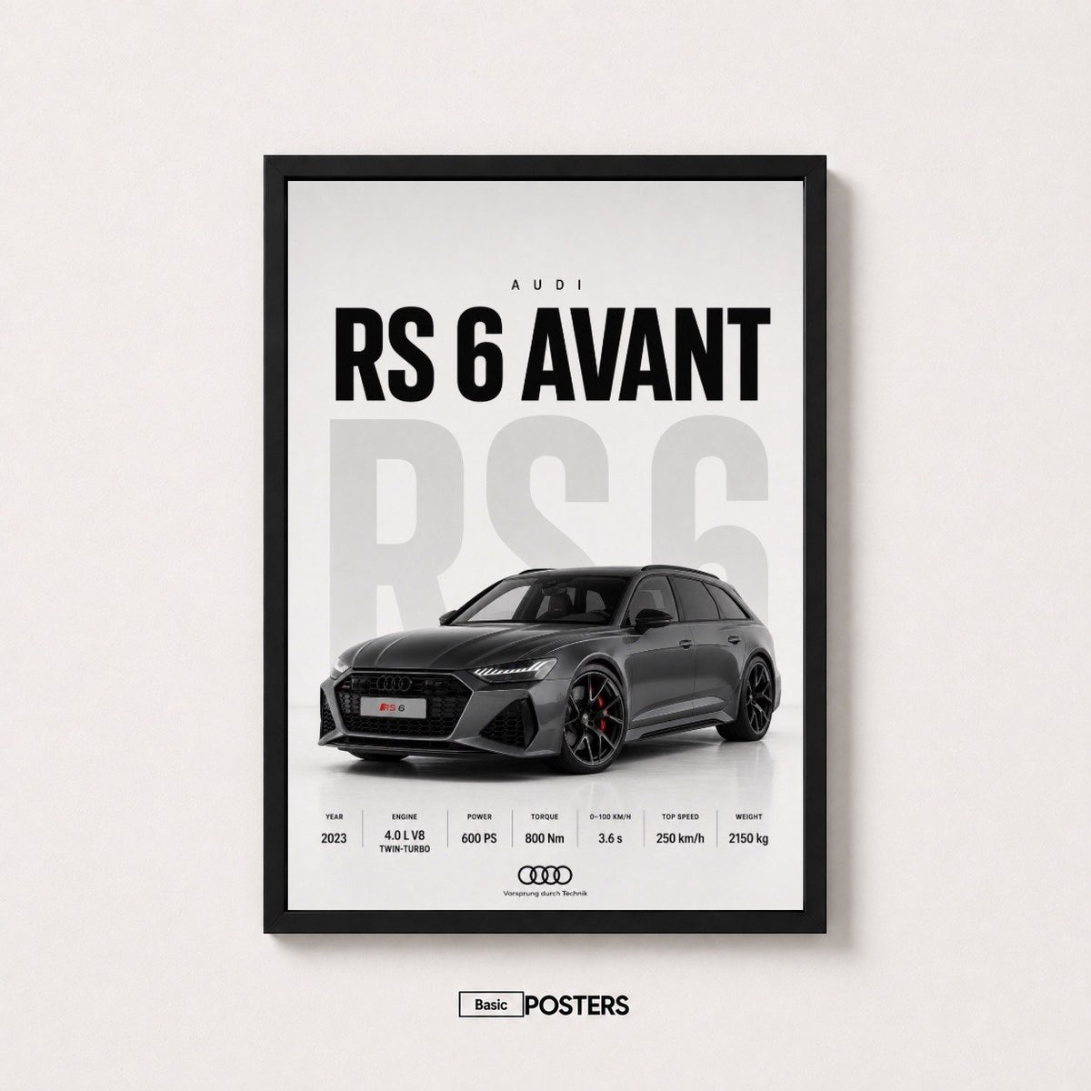Poster AUDI RS6 Avant Performance