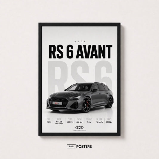 Poster Audi RS6 AVANT
