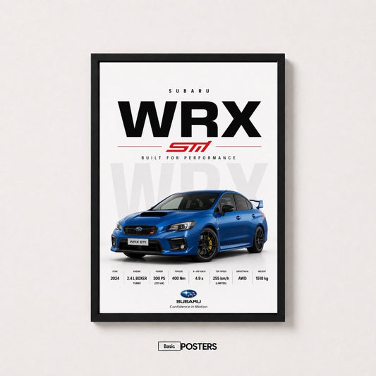 Poster Subaru WRX STI