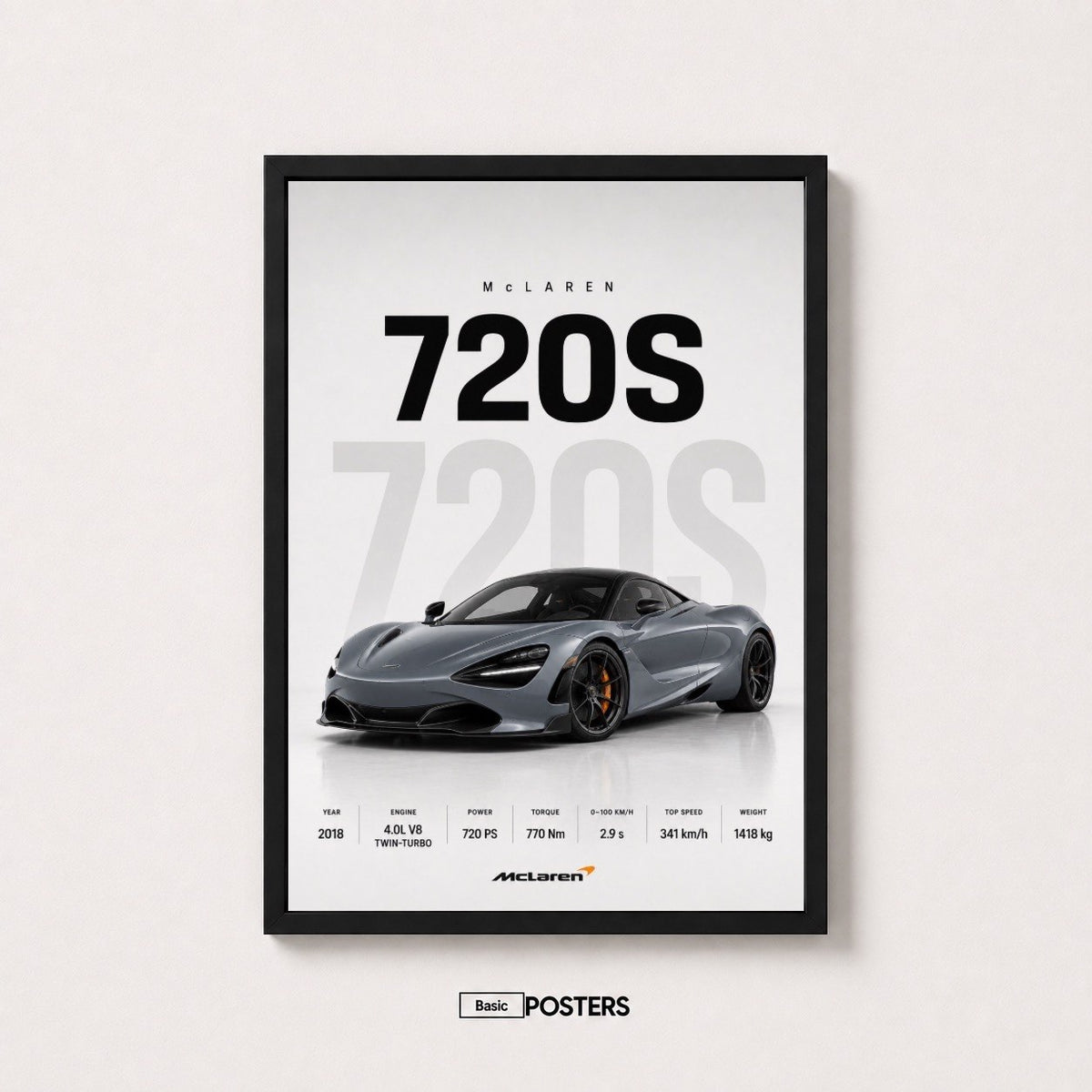 Poster McLaren 720S