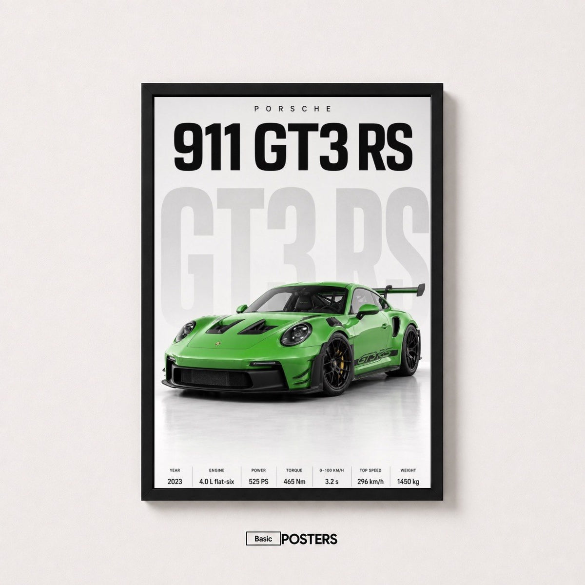 Poster Porsche 911 GT3 RS
