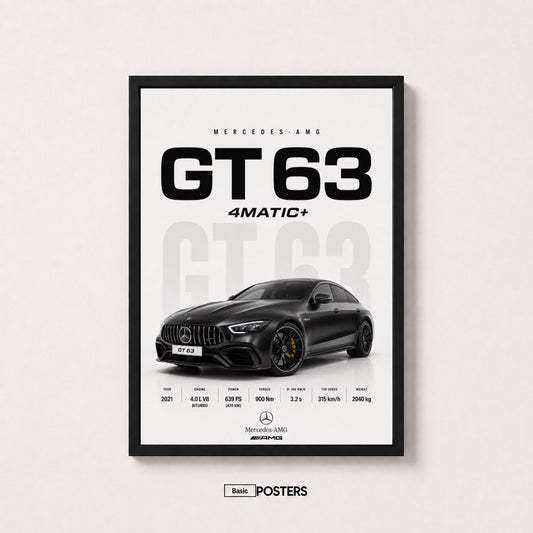 Poster Mercedes AMG GT 63 4matic+